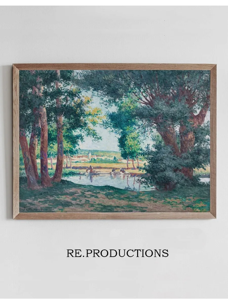 Bessy - Sur - Cure, les Lavandieres Au Bord de L Eau