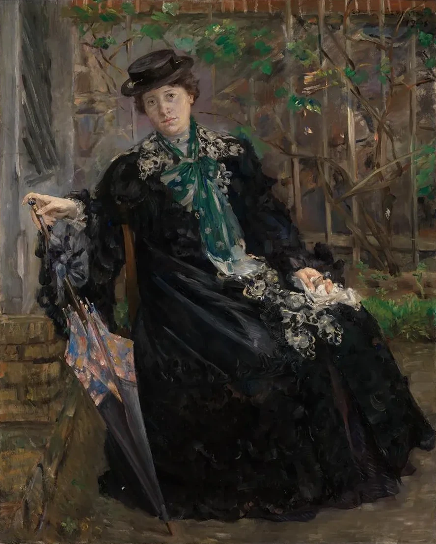 Bildnis Frau Charlotte Berend - Corinth im Garten