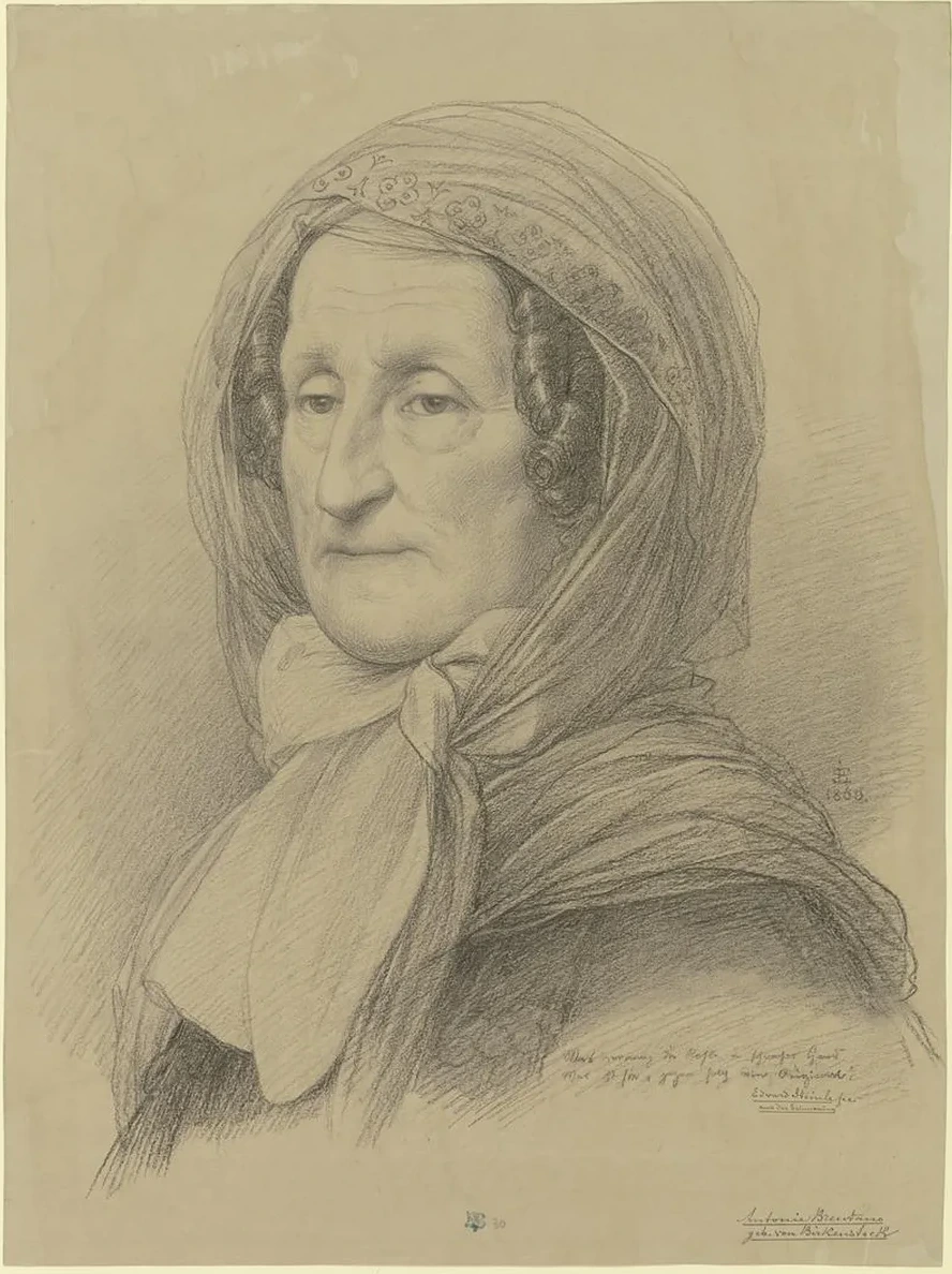 Bildnis Der Antonie Brentano - Birckenstock, 1860