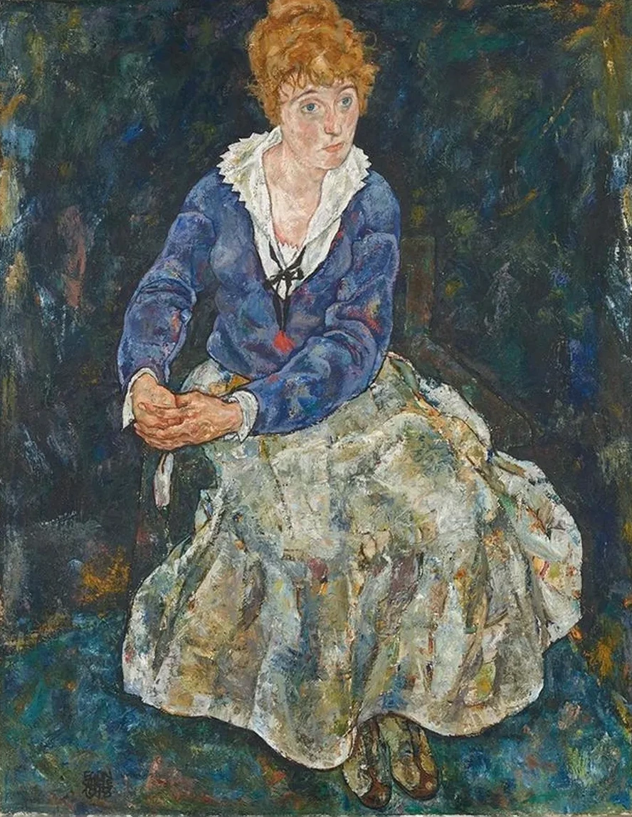 Bildnis der Frau des K nstlers, Edith Schiele