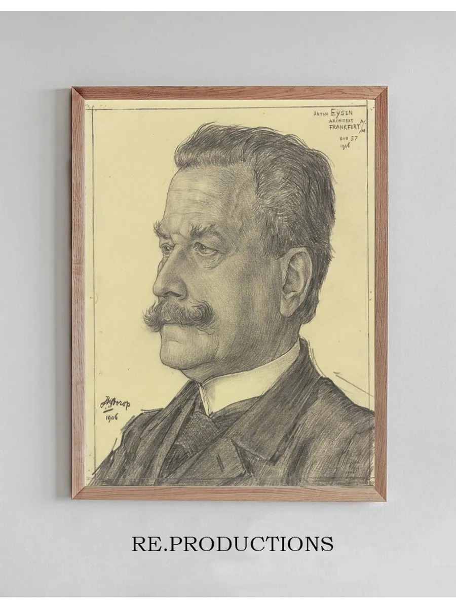 Bildnis Des Architekten Anton Eyssen