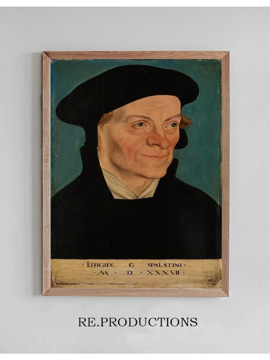 Bildnis Des Reformators Georg Spalatin