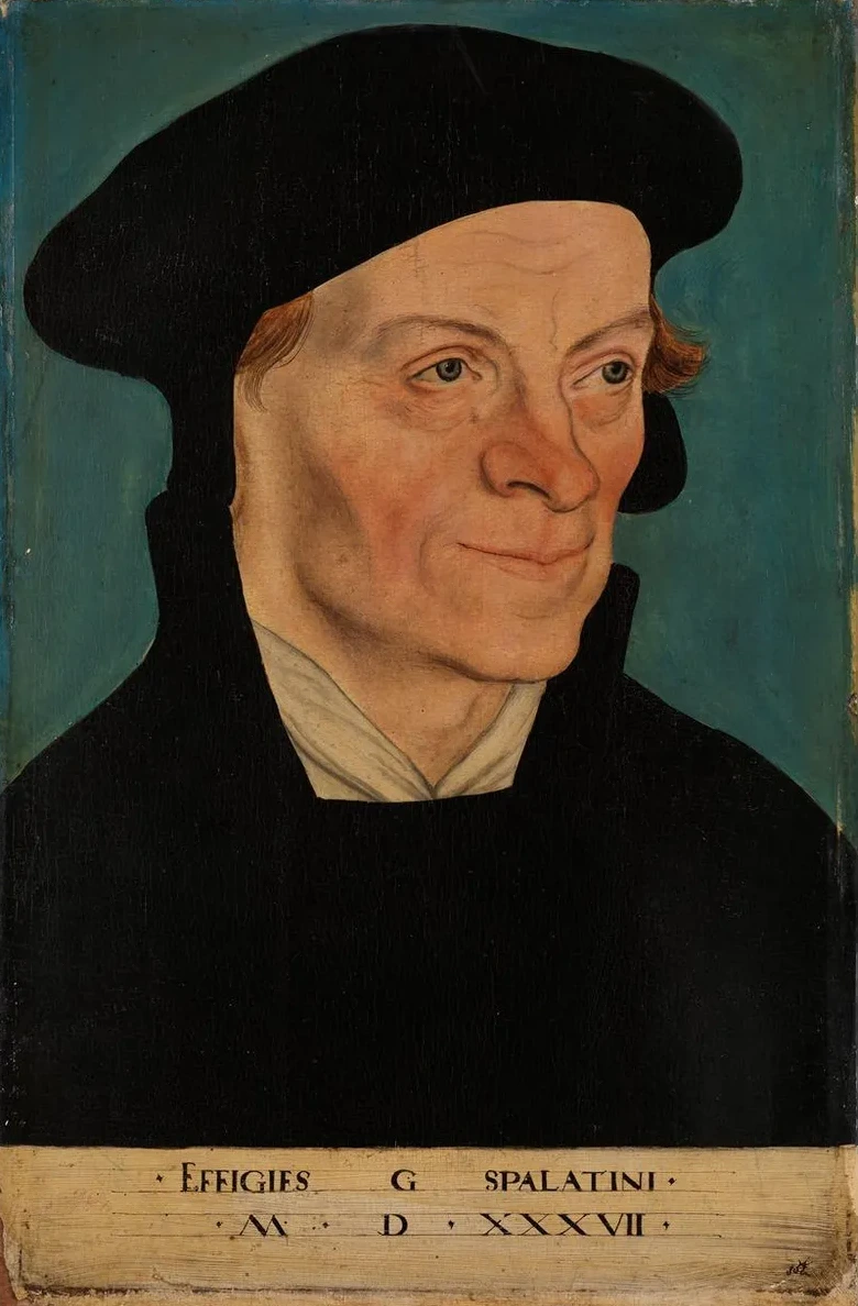 Bildnis Des Reformators Georg Spalatin