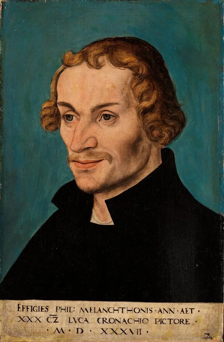 Bildnis Des Reformators Philipp Melanchthon