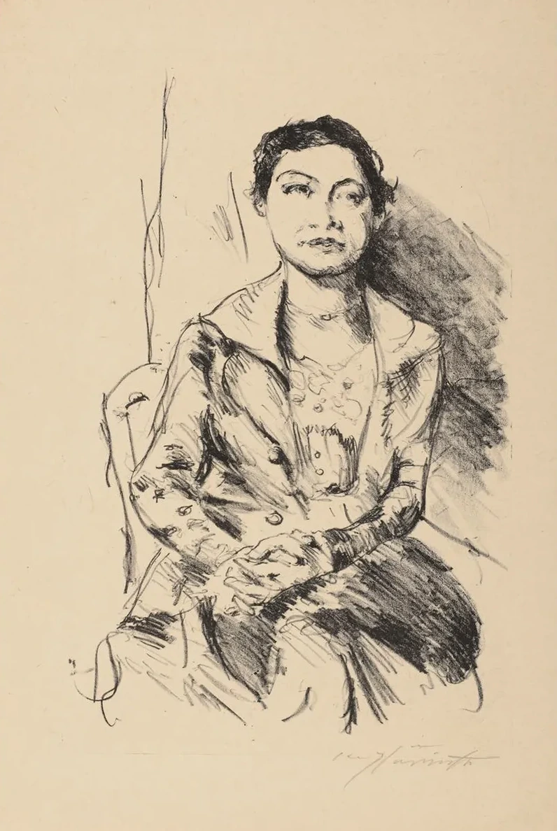 Bildnis Einer Jungen Dame (anneliese Halbe)