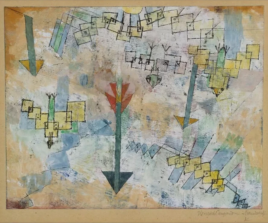 Birds Swooping Down and Arrows