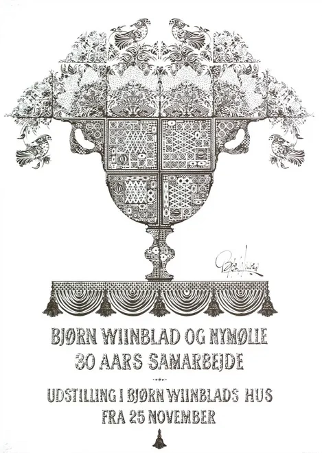Bj rn Wiinblad og Nym lle 30 Aars Samarbejde
