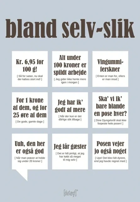 Bland selv - slik Gr