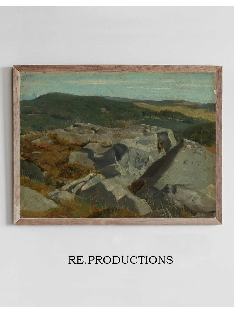 Blick Auf Felsen Und H Henz Ge