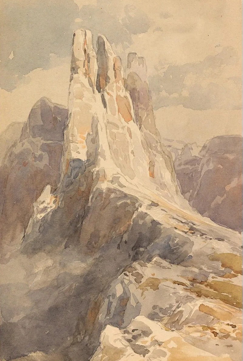 Blick Auf Die Vajolet - T Rme in Den Dolomiten