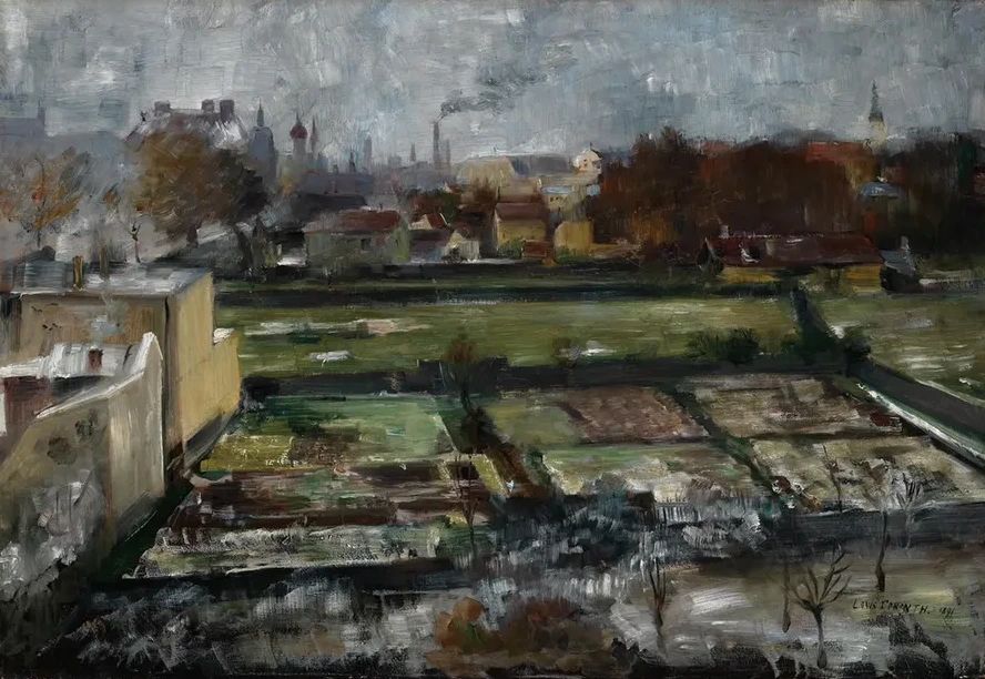 Blick aus M nchner Atelier