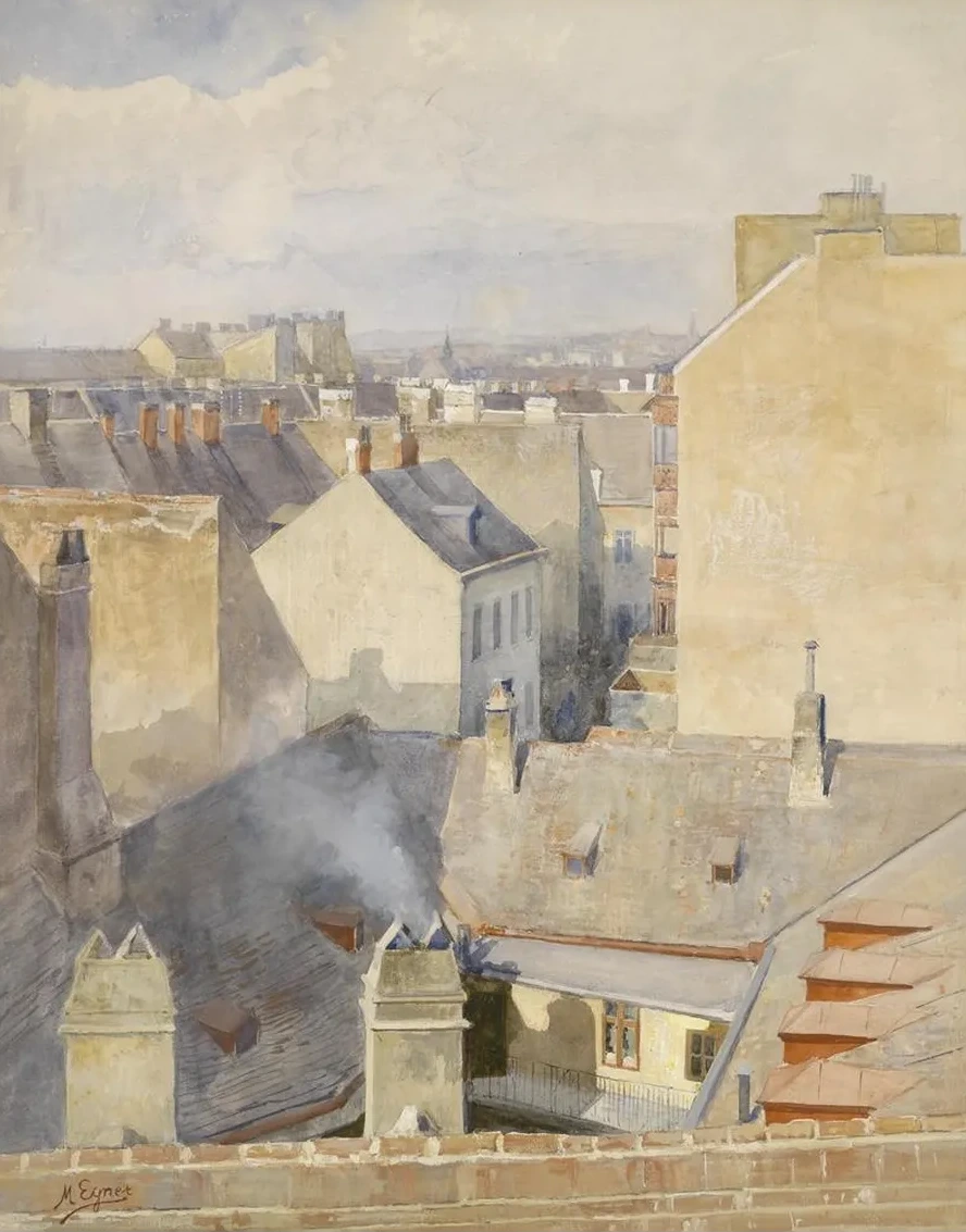 Blick Aus Dem Atelier Klagbaumgasse Wien