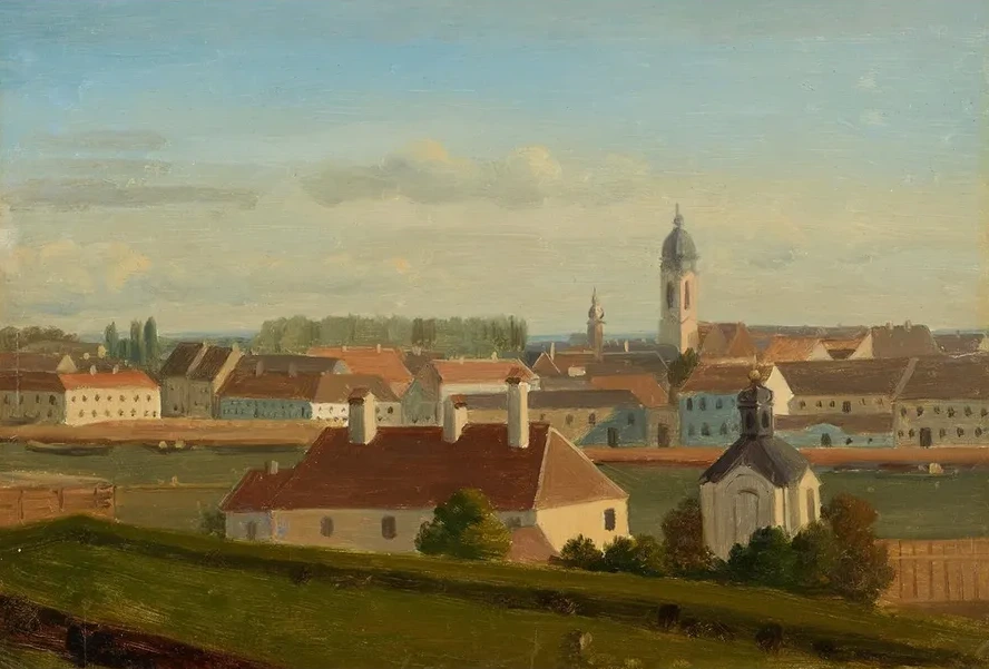 Blick Ber Den Donaukanal Zur Leopoldstadt