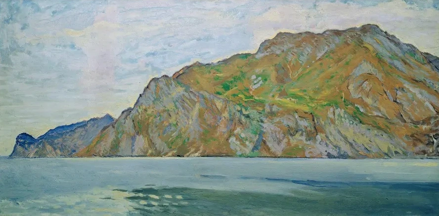 Blick von Torbole Auf Das Westufer Des Gardasees
