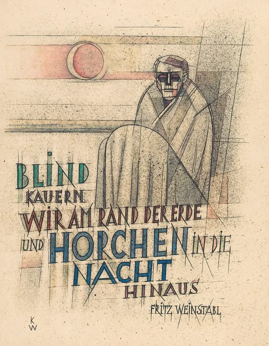 Blind Kauern Wir Am Rand Der Erde