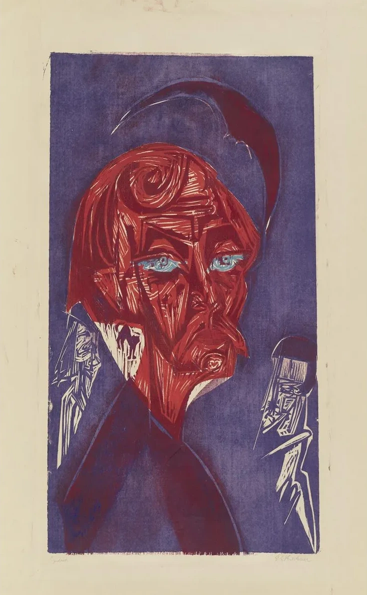 Blonder Maler. Bildnis Karl Stirner