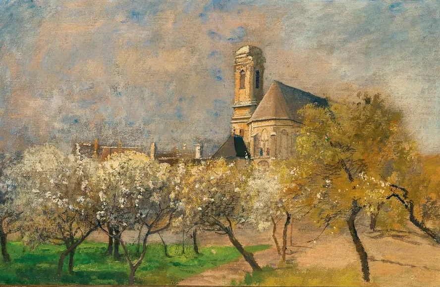 Blossoming Trees in Langenzersdorf