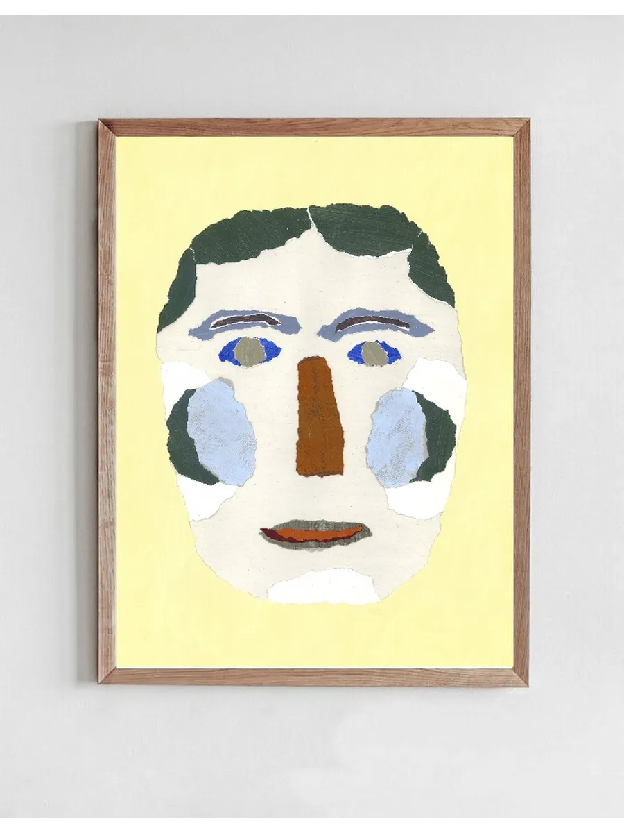 Blue Cheek Portrait