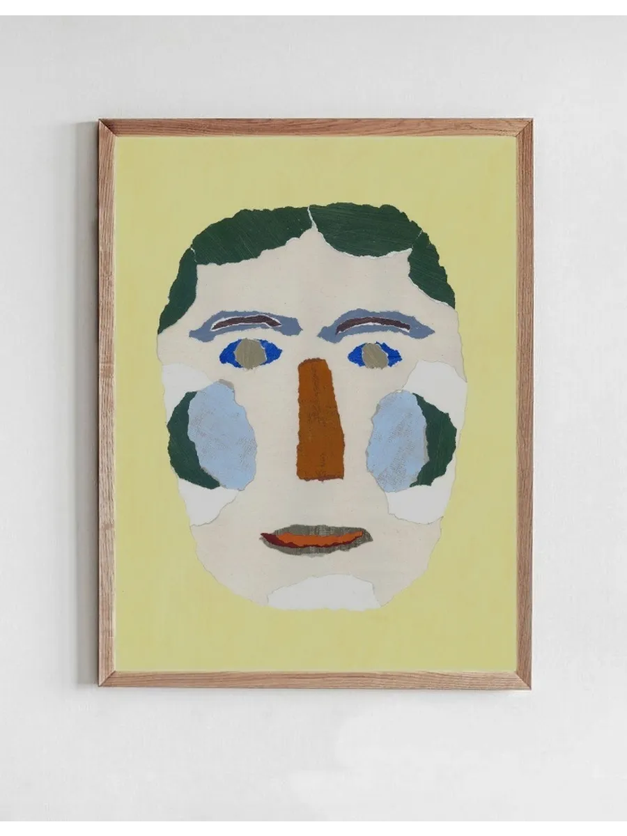 Blue Cheek Portrait