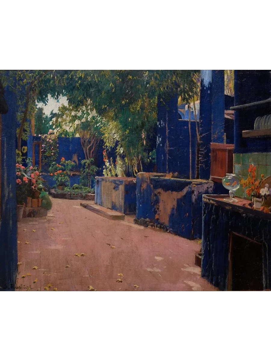 Blue Courtyard. Arenys de Munt