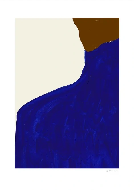 Blue Skirt Brown Jumper