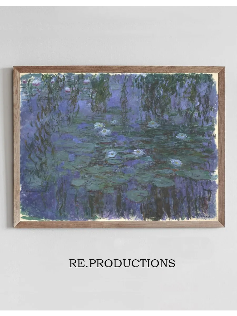 Blue Water Lilies