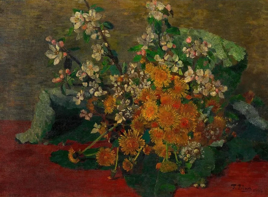 Blumenst Ck (L Wenzahn Und Apfelbl Ten)