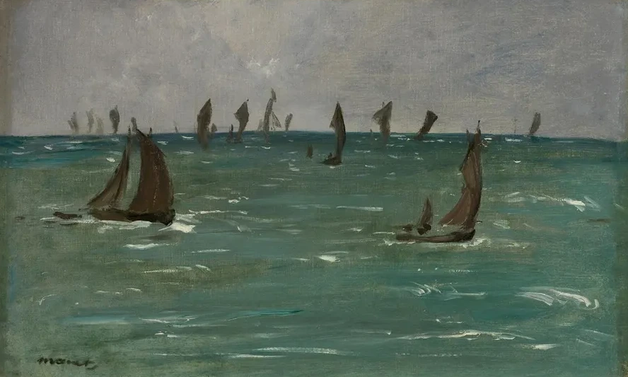 Boats at Berck - sur - Mer