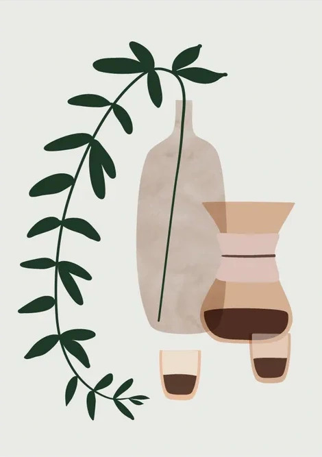 Boho Coffee for Two