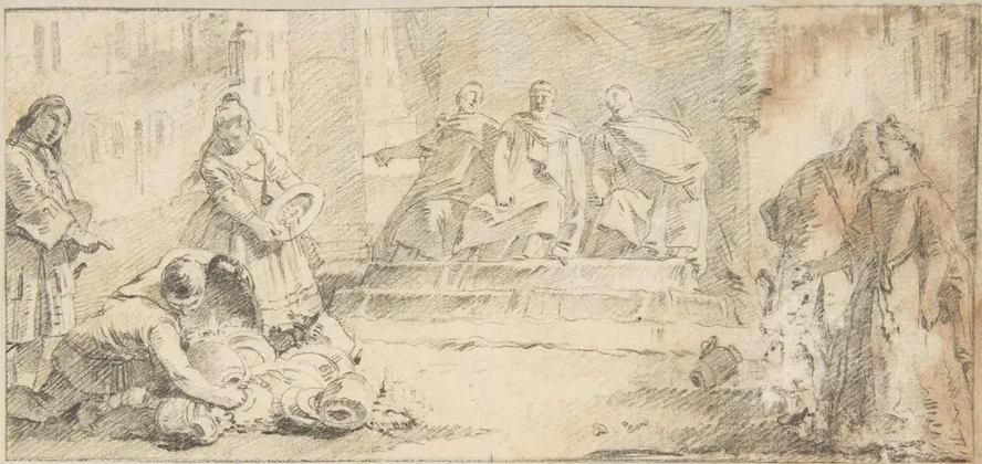 Booty Presented to Three Dignitaries
