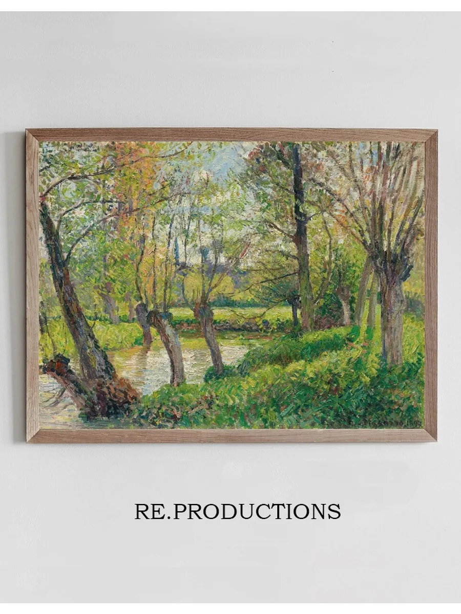 Bords De L epte ragny, Soleil Couchant