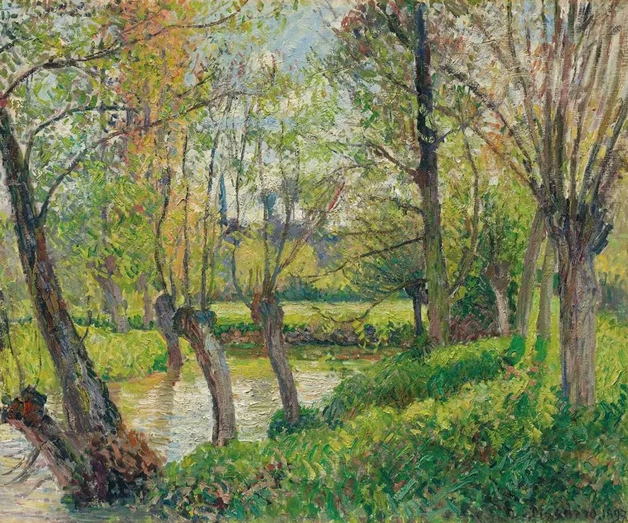 Bords De L epte ragny, Soleil Couchant