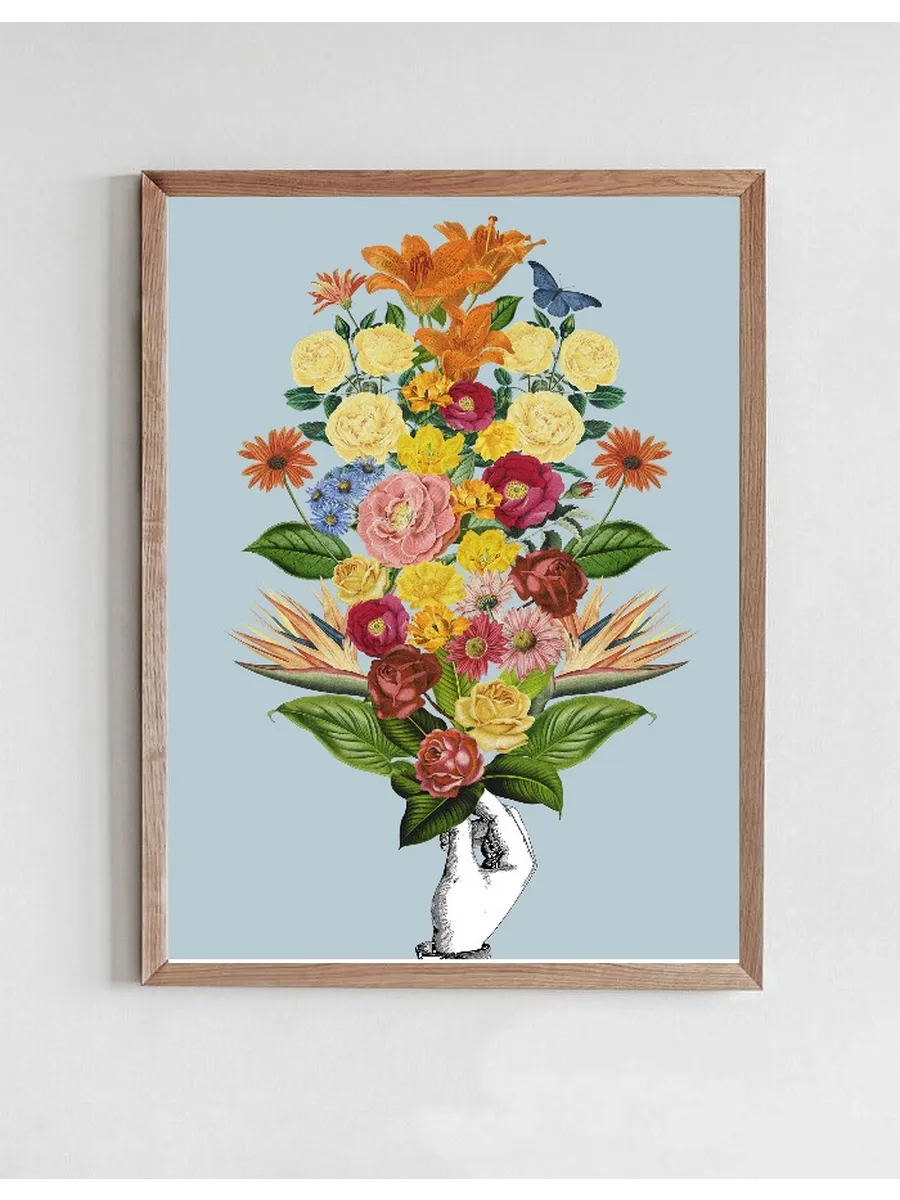 Botanical Blue Bouquet