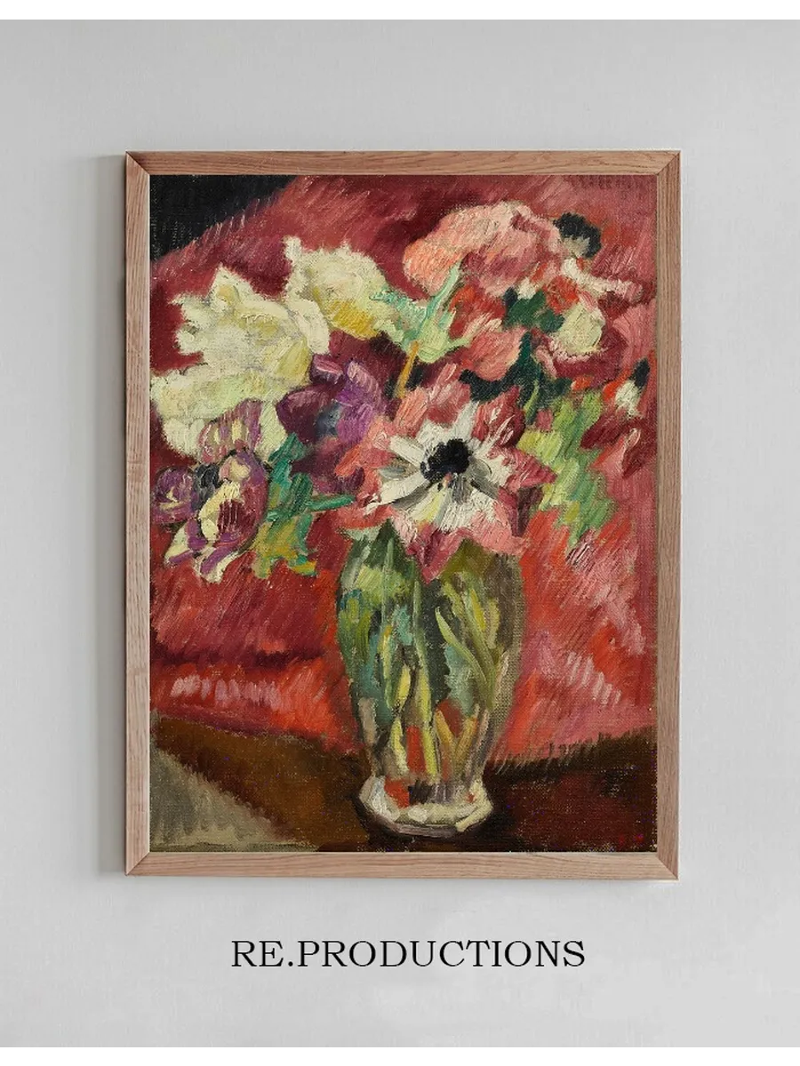 Bouquet Au Vase de Crystal