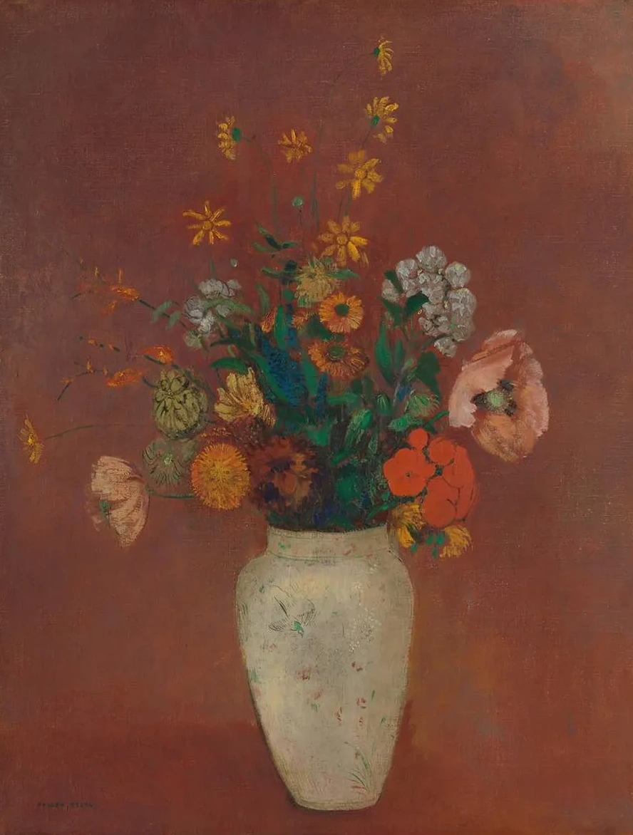 Bouquet in a Chinese Vase