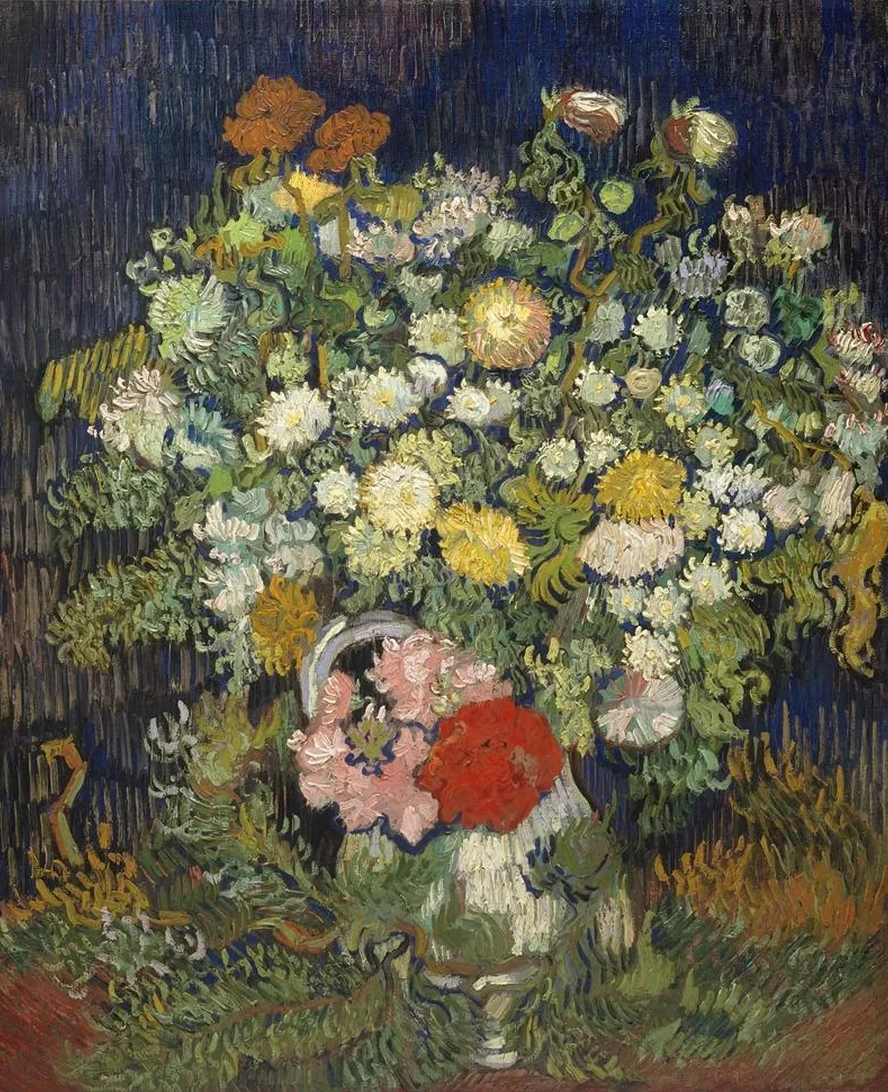 Bouquet of Flowers in a Vase