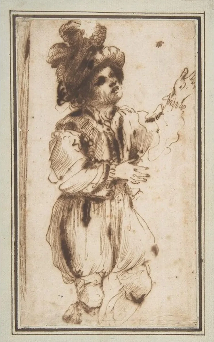 Boy Chasing a Butterfly
