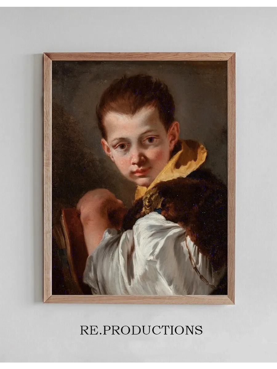 Boy Holding a Book (Portrait of Lorenzo Tiepolo)