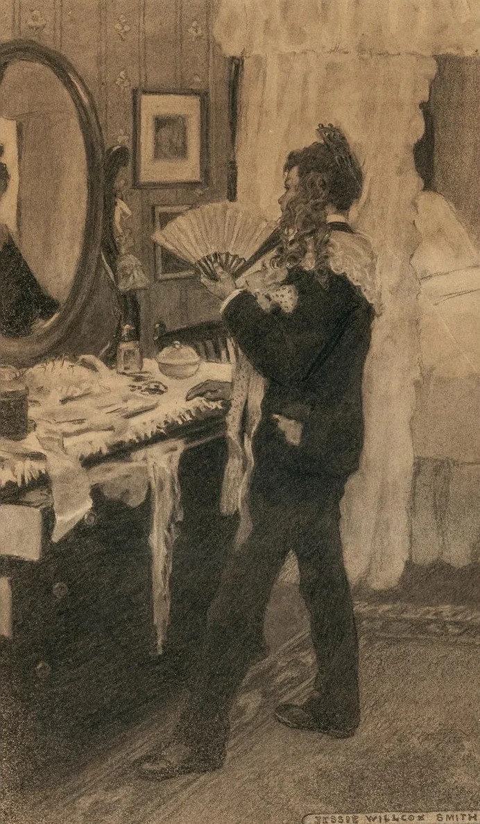 Boy Playing Dress - Up