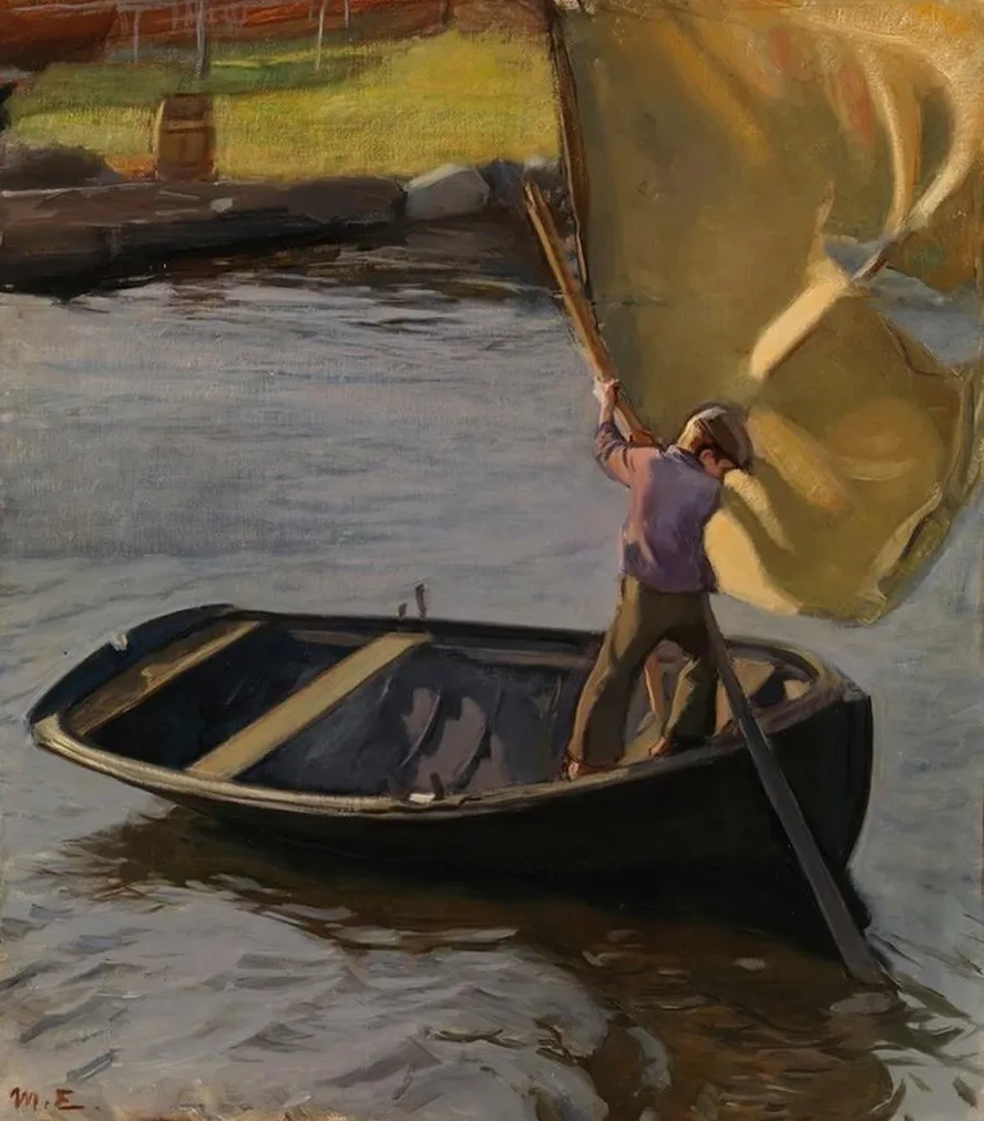 Boy and Sail
