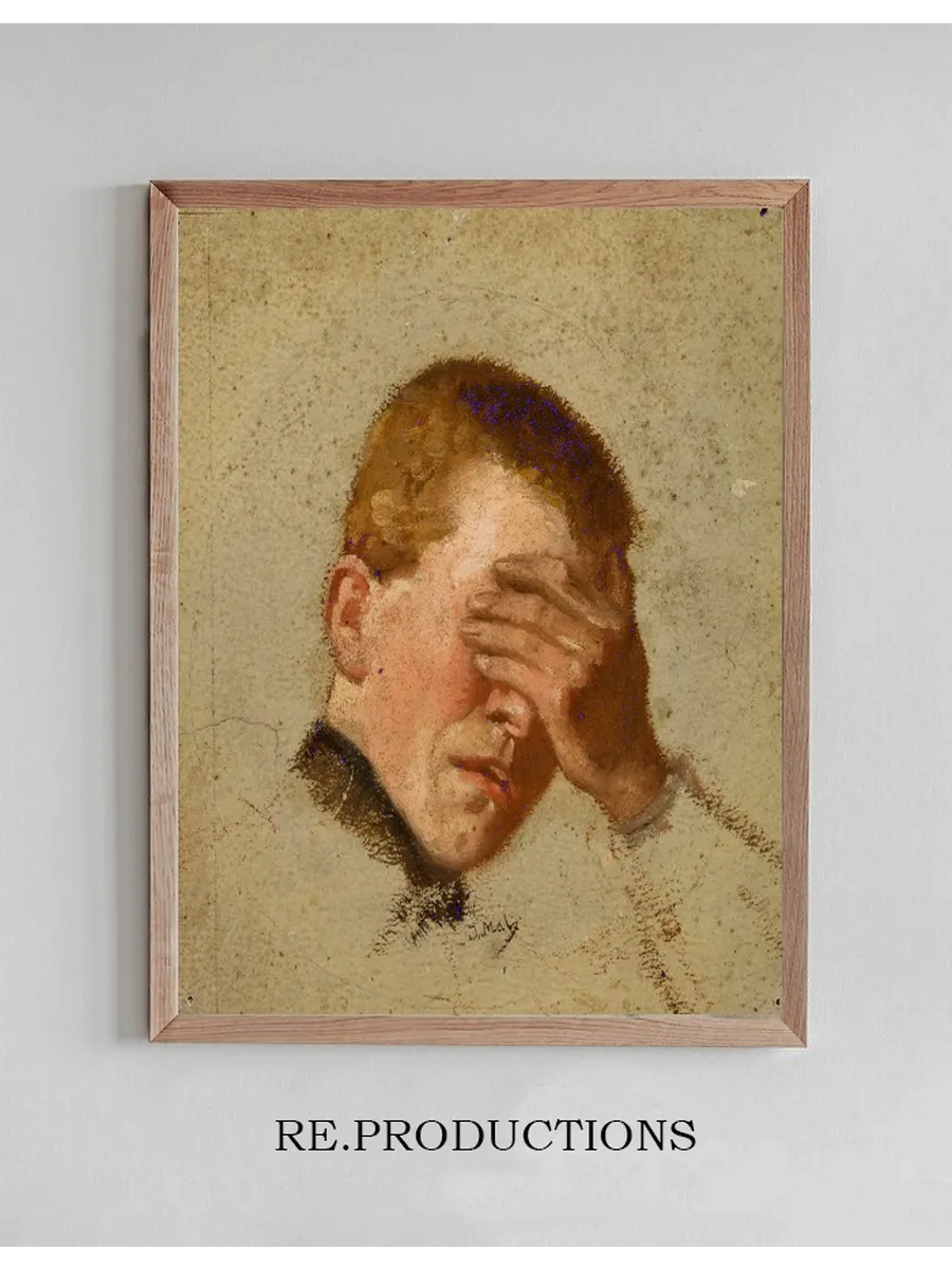 Boy Covering His Eyes