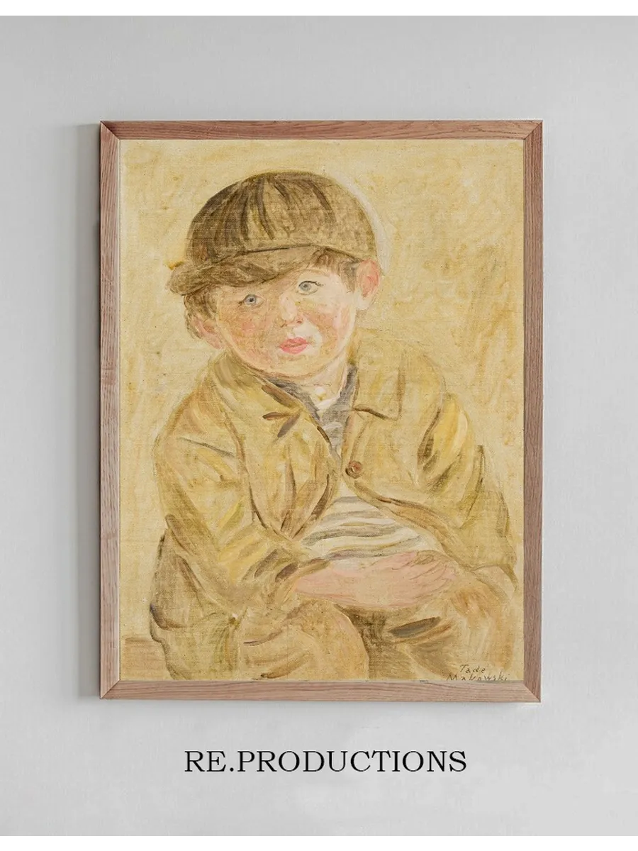 Boy in a Visored Cap