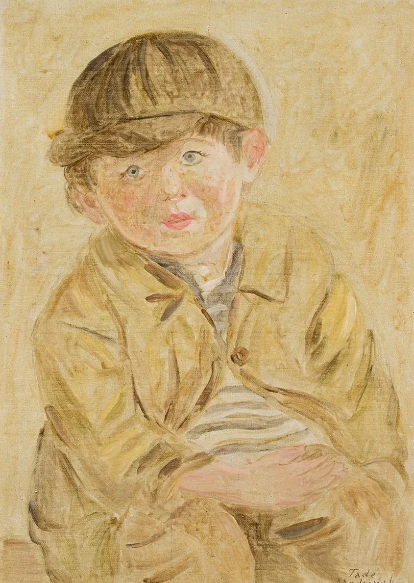 Boy in a Visored Cap