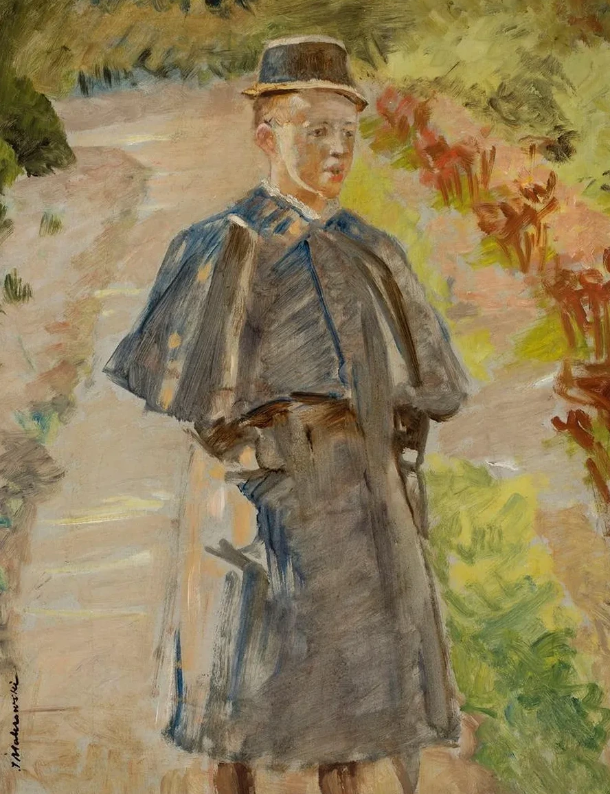 Boy in the Garden, Sketch (rafa, Artist's Son)