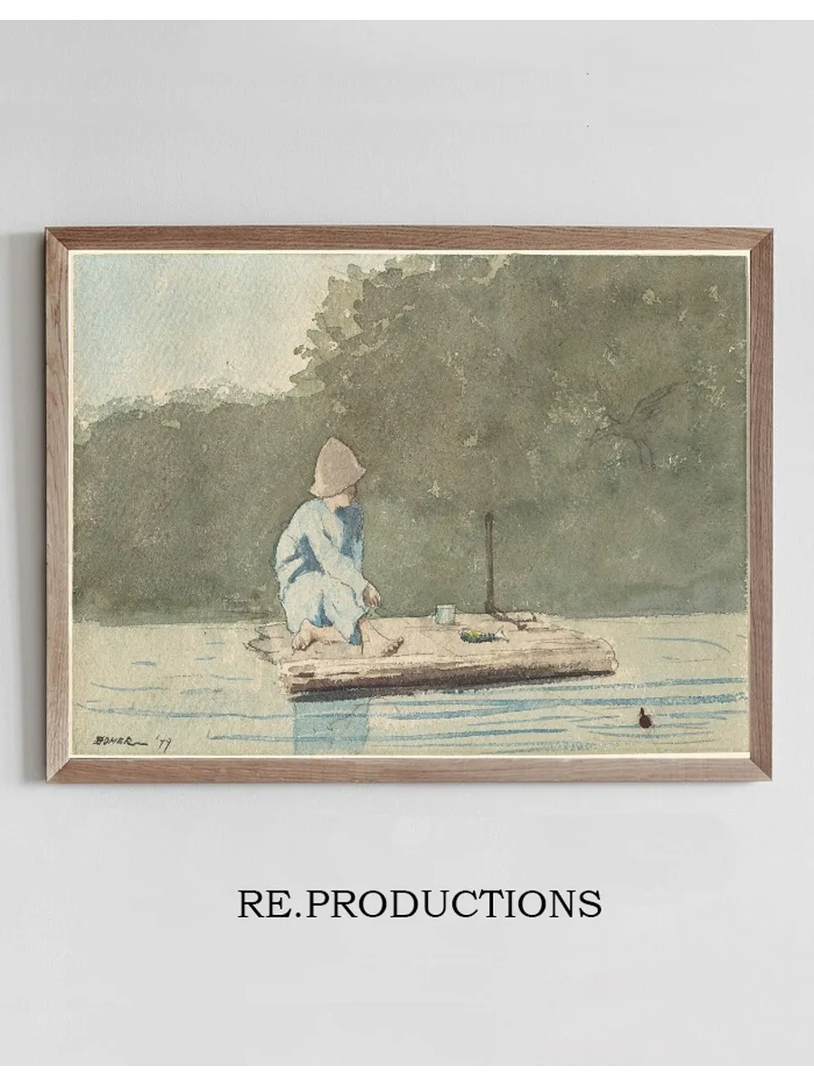 Boy on a Raft