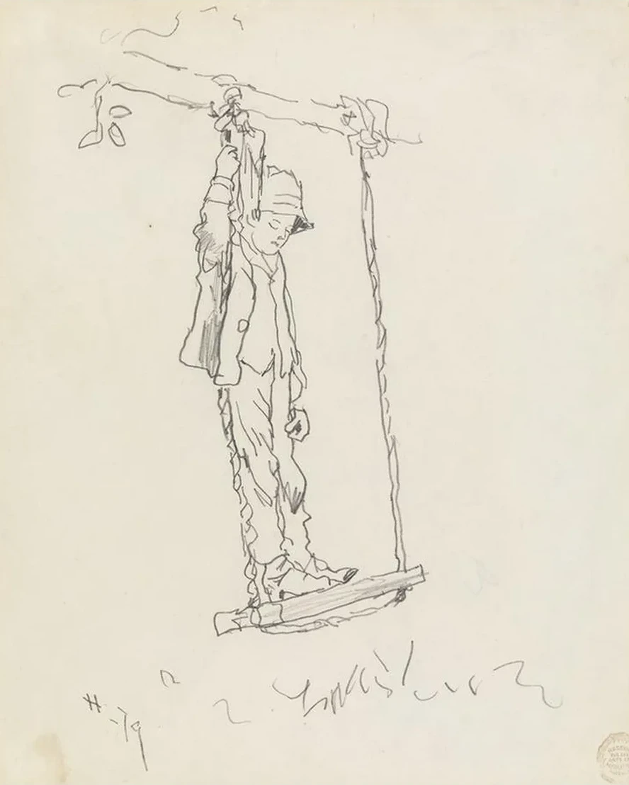 Boy on a Swing