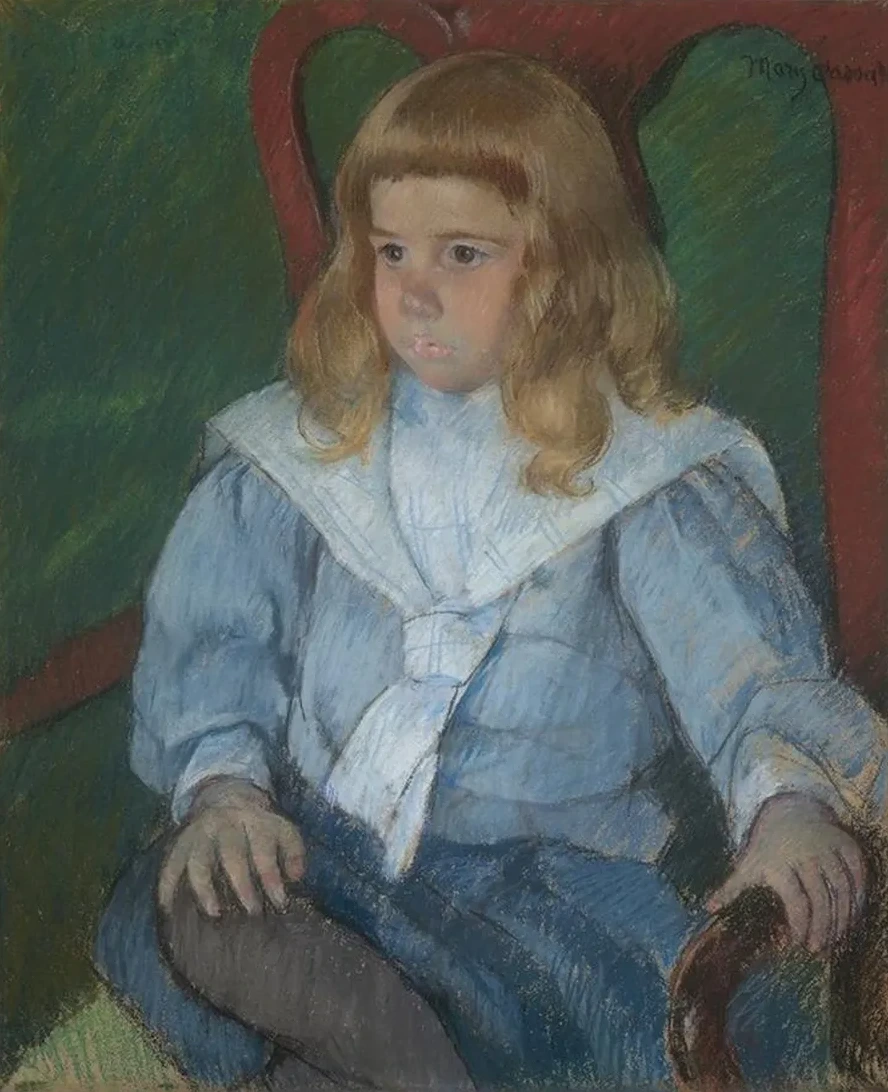 Boy with Golden Curls (Portrait of Harris Whittemore, Jr., B.A.1918)