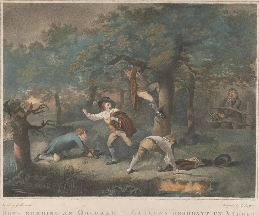 Boys Robbing an Orchard
