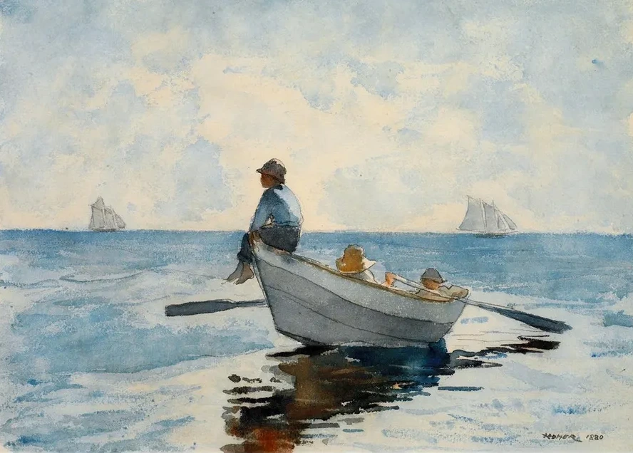 Boys in a Dory