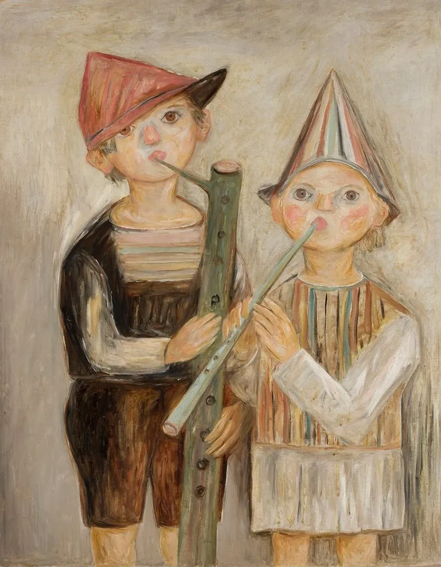 Boys with Rural Pipes